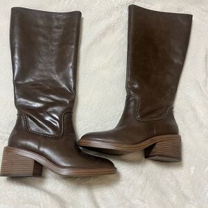 Vince Camuto Brown Leather Boots